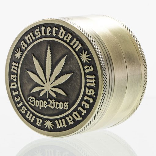 Grinder de Metal Dourado 4P 50 mm (Dope Bros)