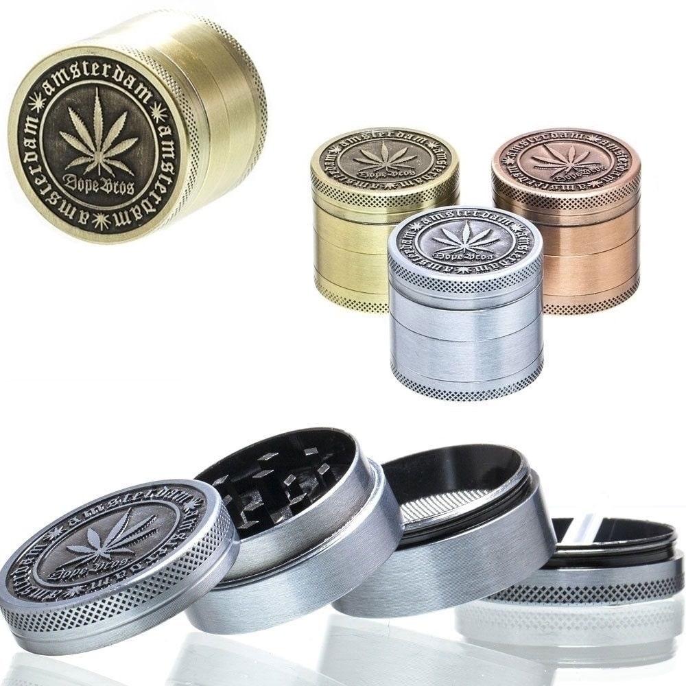 Grinder de Metal Dourado 4P 50 mm (Dope Bros)
