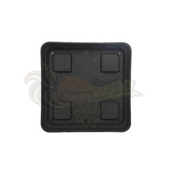 Prato Quadrado c/ 4 relevos 15cm