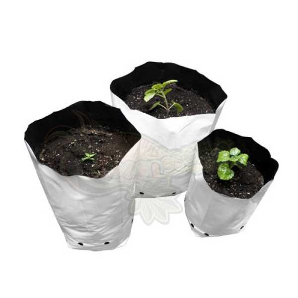 Bolsa de Cultivo Branca 1 Gal (4,4 L) 32cm