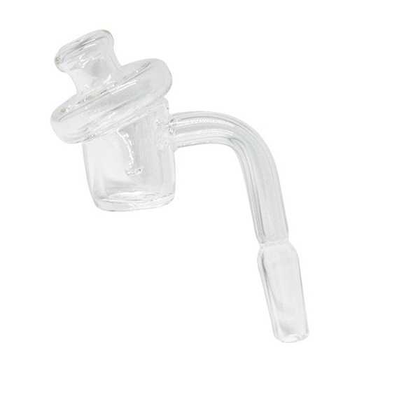 Quartz Banger com tampa (Airflow glass carb cap) macho 10mm 12552c