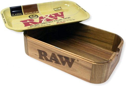 Caixa de Madeira com Bandeja (RAW)