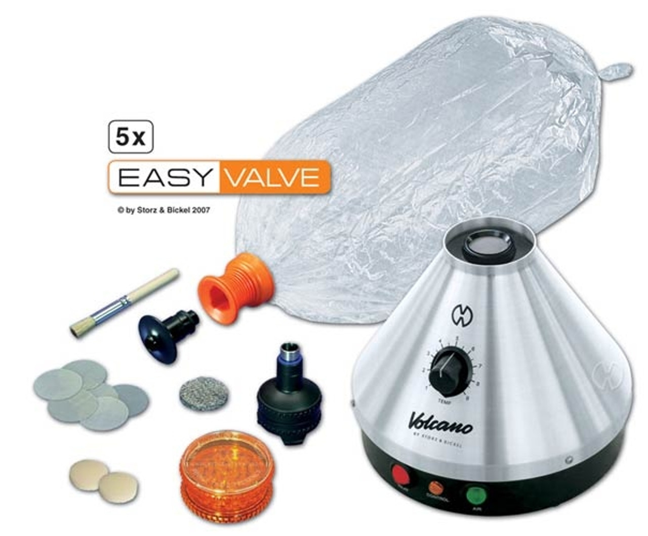 Vaporizador Volcano Classic + Novo Easy Valve Set