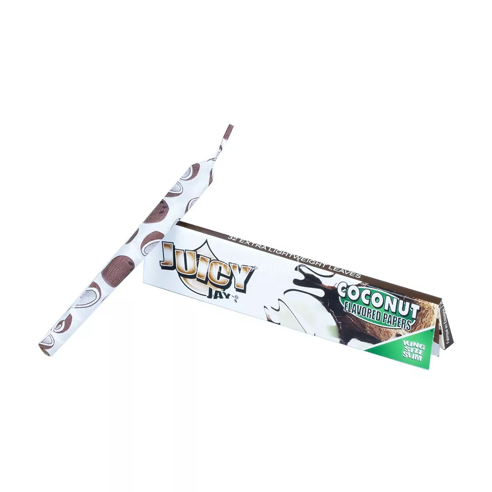 Mortalhas Juicy Jays KS Slim Coconut 3 Mortalhas Juicy Jays KS Slim Coconut