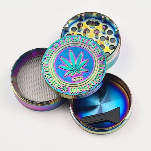 Grinder Aluminio "Rainbow" 4P 50mm (Grace Glass)