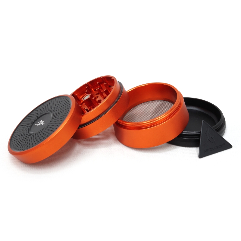 Grinder Solinder Laranja 4 Partes 62mm