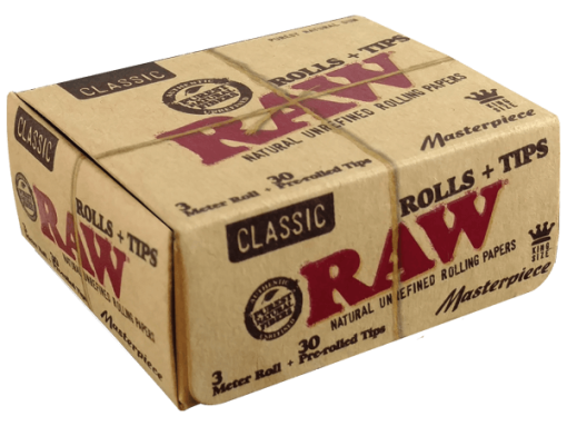 RAW Masterpiece 3m Classic Rolo + Filtros Pré Enrolados - Image 2