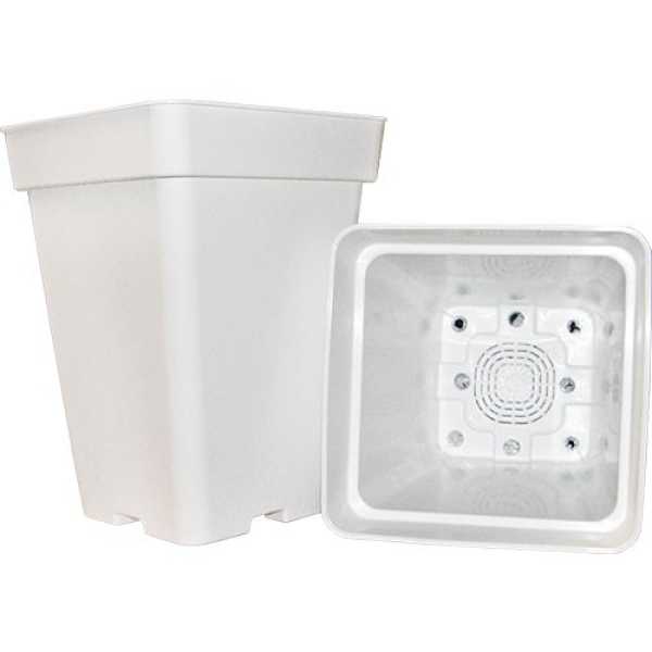 Vaso Quadrado Branco 27x27x40 (18L) (BCA)