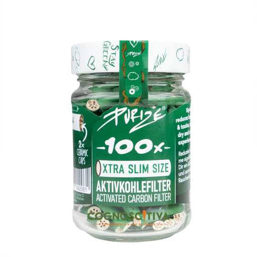 Filtros Xtra Slim 100 Verde (Purize)