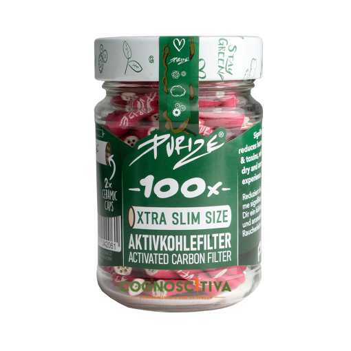 Filtros Xtra Slim 100 Rosa (Purize)