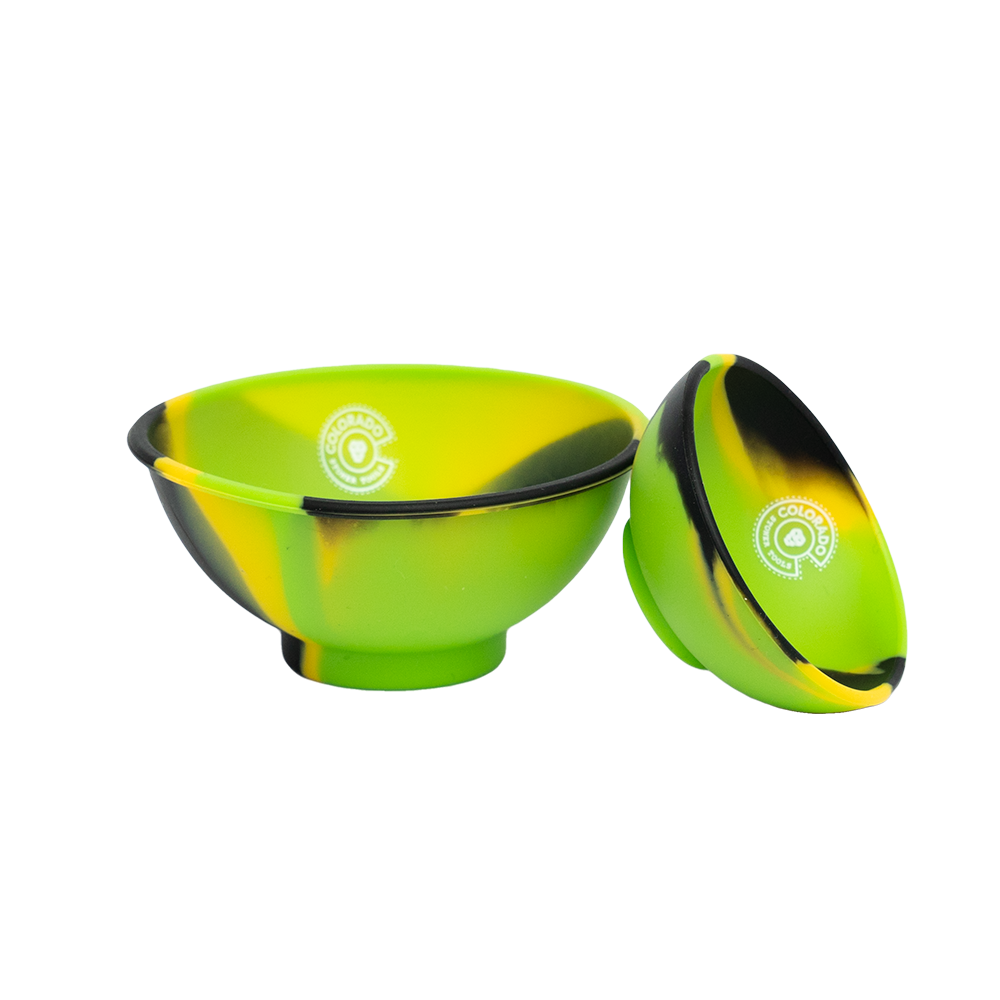 Tigela de Silicone California Multicores (2 unds) (Qnubu)