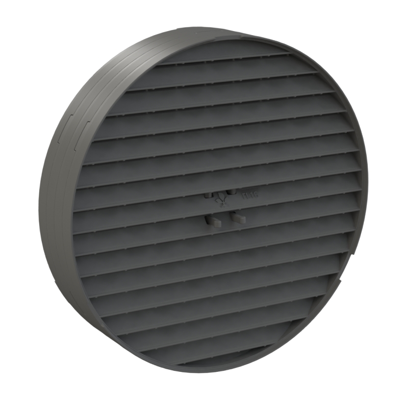 “Light Baffle” para Flange de Conduta - Tubo 25cm