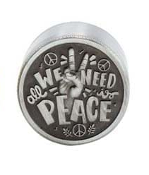 Grinder Metal 4P 50mm Peace Prateado DG524-1 3 Grinder Metal 4P 50mm Peace Prateado DG524-1