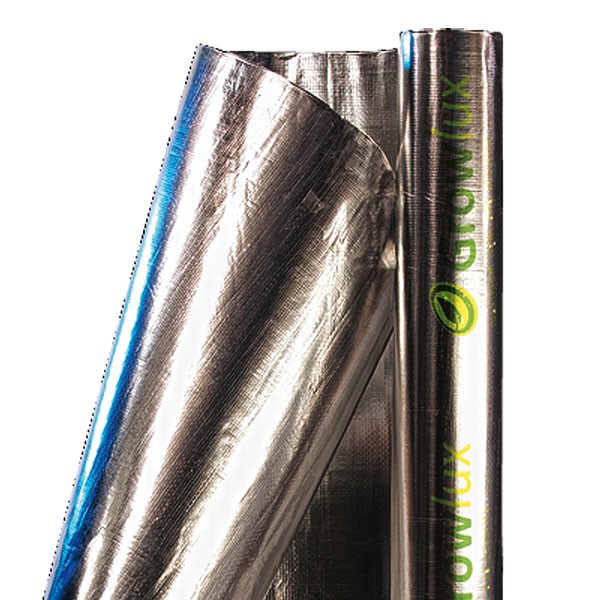 Rolo Plástico Refletor c/ Proteção de Luz 1,22m (GrowLux) (60 Metros)