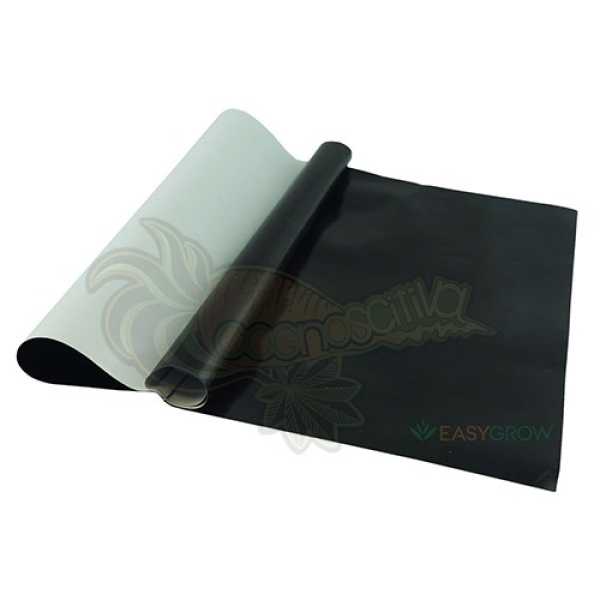 Rolo Plástico Refletor Preto/Branco 125 Micras 2m (100 Metros)