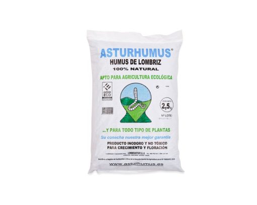 Húmus de Minhoca 5 L (2,5 kg) (Asturhumus)