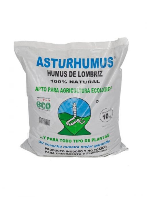 Húmus de Minhoca 20 L (10 kg) (Asturhumus)