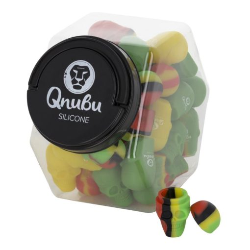 Caixa de Silicone BHO Qnubu Caveira 15ml
