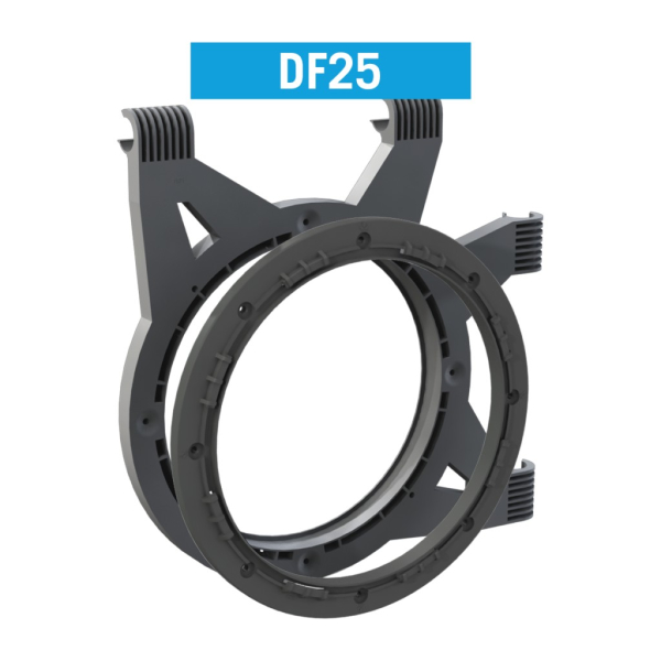 Ducting Flange KIT c/ cortadora (25mm) (DF25) (Secret Jardin)