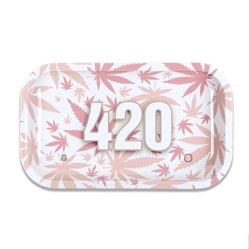 Bandeja de Metal 420 Rosa 27x16 cm