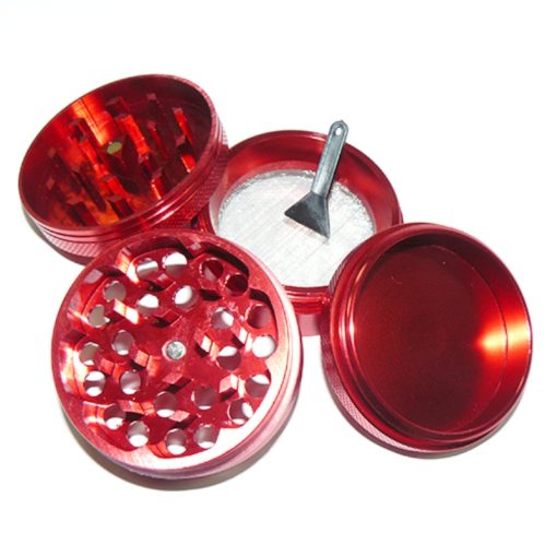 Grinder Alumínio CNC 4P 50mm (Vermelho)