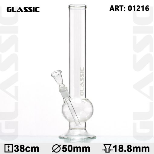 Bong de Vidro Glassic Bouncer - 38cm Ø50 18.8cm 01216