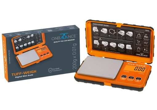 Balança Tuff Weigh Laranja 200g/0.01 (On Balance)