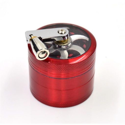 Grinder de Metal Moinho 4P 63mm Vermelho Amsterdam
