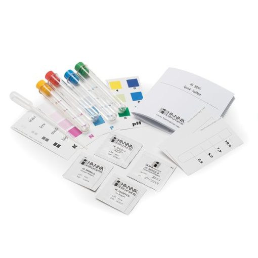 Estojo de testes NPK e pH para solo (HANNA)