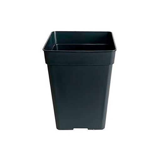 Vaso Quadrado Preto 13x13x13cm (2,2L)