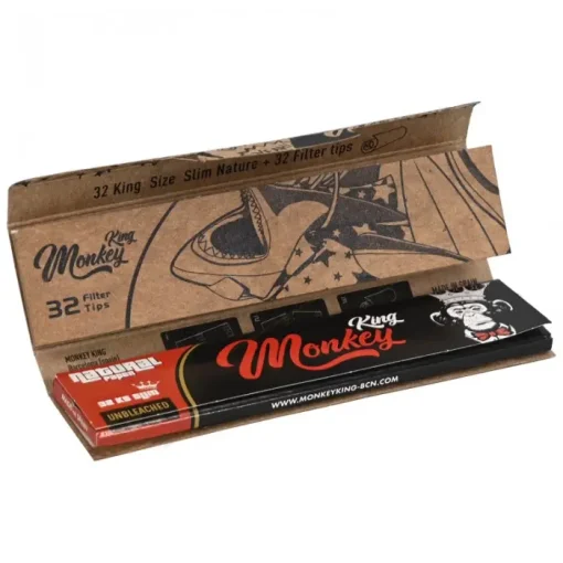 Mortalhas KS Slim + Filtros Wood Pack (Monkey King)