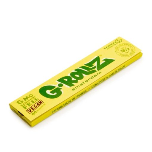 Mortalhas King Size Slim Bamboo Unbleached (G-ROLLZ) - Image 3