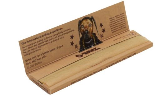 Mortalhas KS Slim Pets Rock Rap Unbleached Extra Thin (G-ROLLZ)