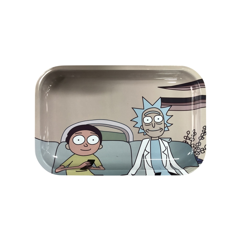 Bandeja de Metal Rick & Morty Sofa 27,5x17,5x2,3cm