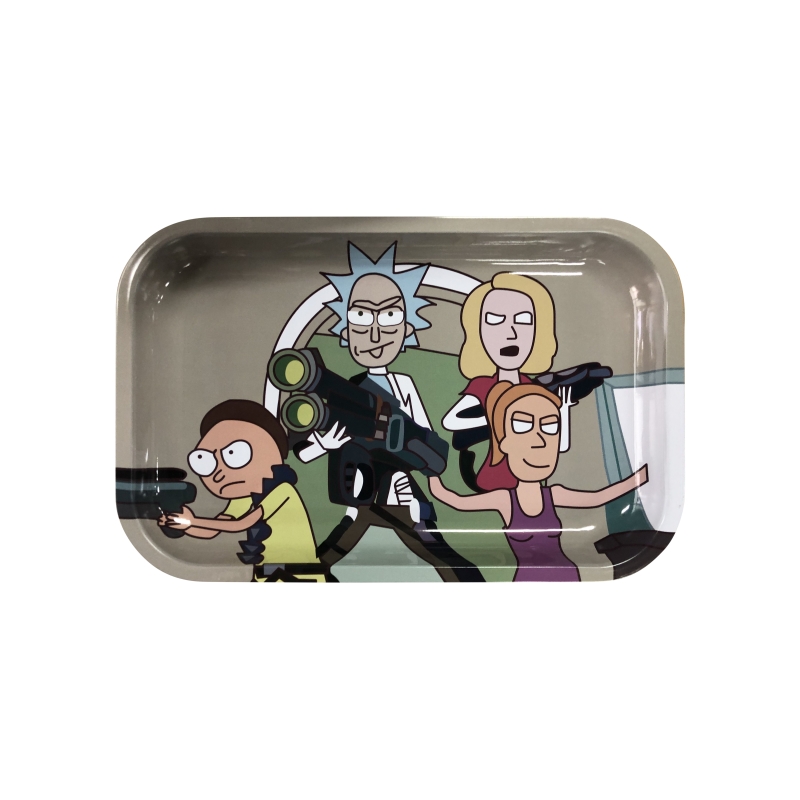 Bandeja de Metal Rick & Morty Familia 27,5x17,5x2,3cm