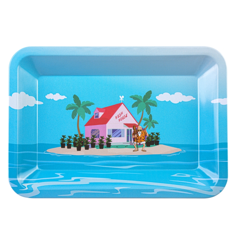 Bandeja de Metal Paradise Island 18x12,5cm