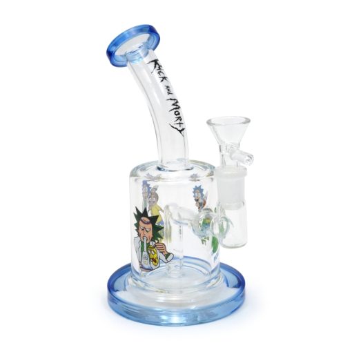 Bong de Vidro Bubbler "DRUM RICK"  18CM