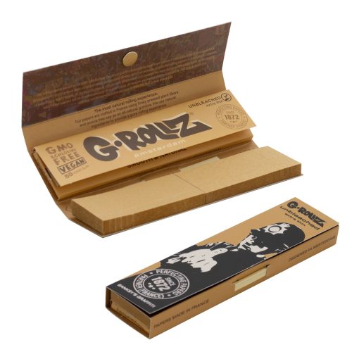 Mortalhas KS Slim Banksy's Graffiti "Rude Copper" Unbleached  c/ Filtros (G-ROLLZ)