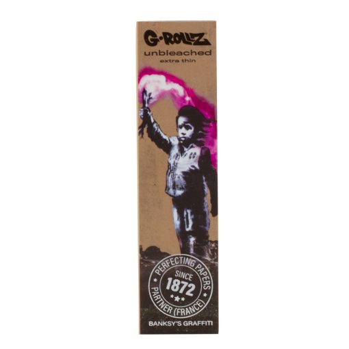 Mortalhas KS Slim Banksy Graffiti "Torch Boy" c/ Filtros (G-ROLLZ) - Image 2