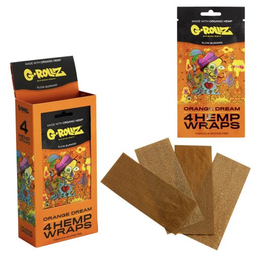 Blunt Orange Flavored Hemp "Orange Dream" 4 Un (G-ROLLZ)