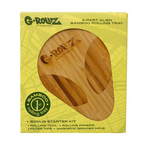 Bandeja Classic Bamboo Alien 19x23cm (G-ROLLZ) GR03206A - Image 4