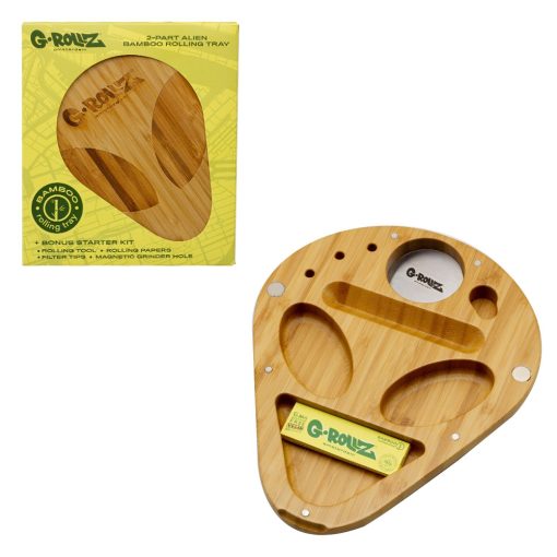 Bandeja Classic Bamboo Alien 19x23cm (G-ROLLZ) GR03206A - Image 3