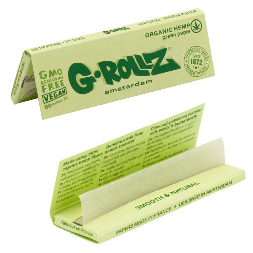 Mortalhas ¼ Organic Green Hemp (G-ROLLZ)