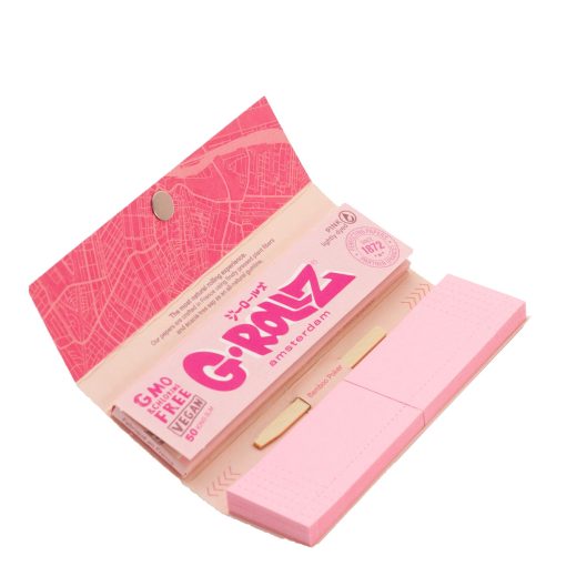 Mortalhas KS Slim Mushroom Lady Pink c/ Filtros (G-ROLLZ) - Image 2