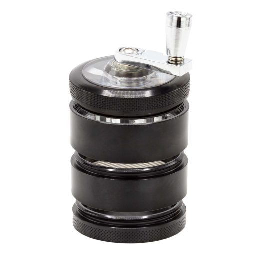 Grinder de Metal Moinho 4P 63mm Preto Amsterdam - Image 2