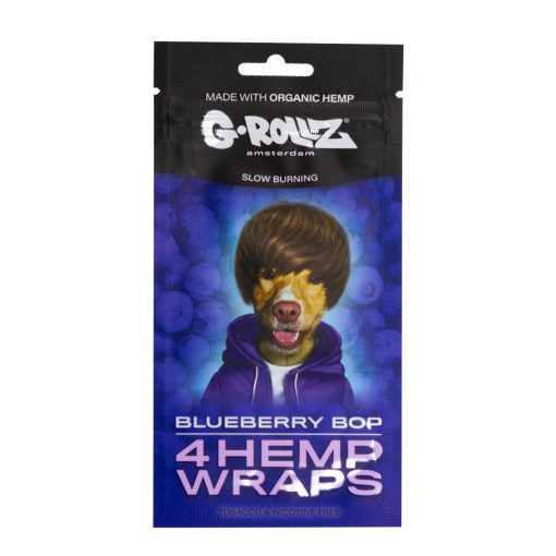 Blunt Blueberry Flavored Hemp "Blueberry Bop" 4 Un (G-ROLLZ) - Image 2