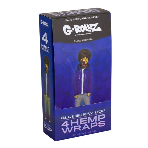 Blunt Blueberry Flavored Hemp "Blueberry Bop" 4 Un (G-ROLLZ) - Image 3
