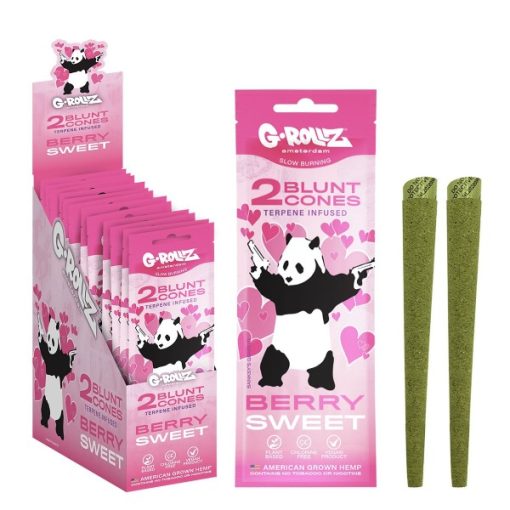 Blunt Cones Banksy´s Graffiti "Berry Sweet" Terpene Infused 2 uni (G-ROLLZ)
