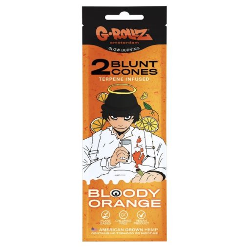 Blunt Cones "Bloody Orange" Terpene Infused 2 uni (G-ROLLZ) - Image 2