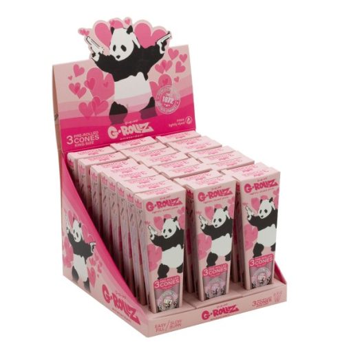 Cone Pré Enrolado Panda Thug For Life Pink 3 KS Pack (G-ROLLZ) - Image 5